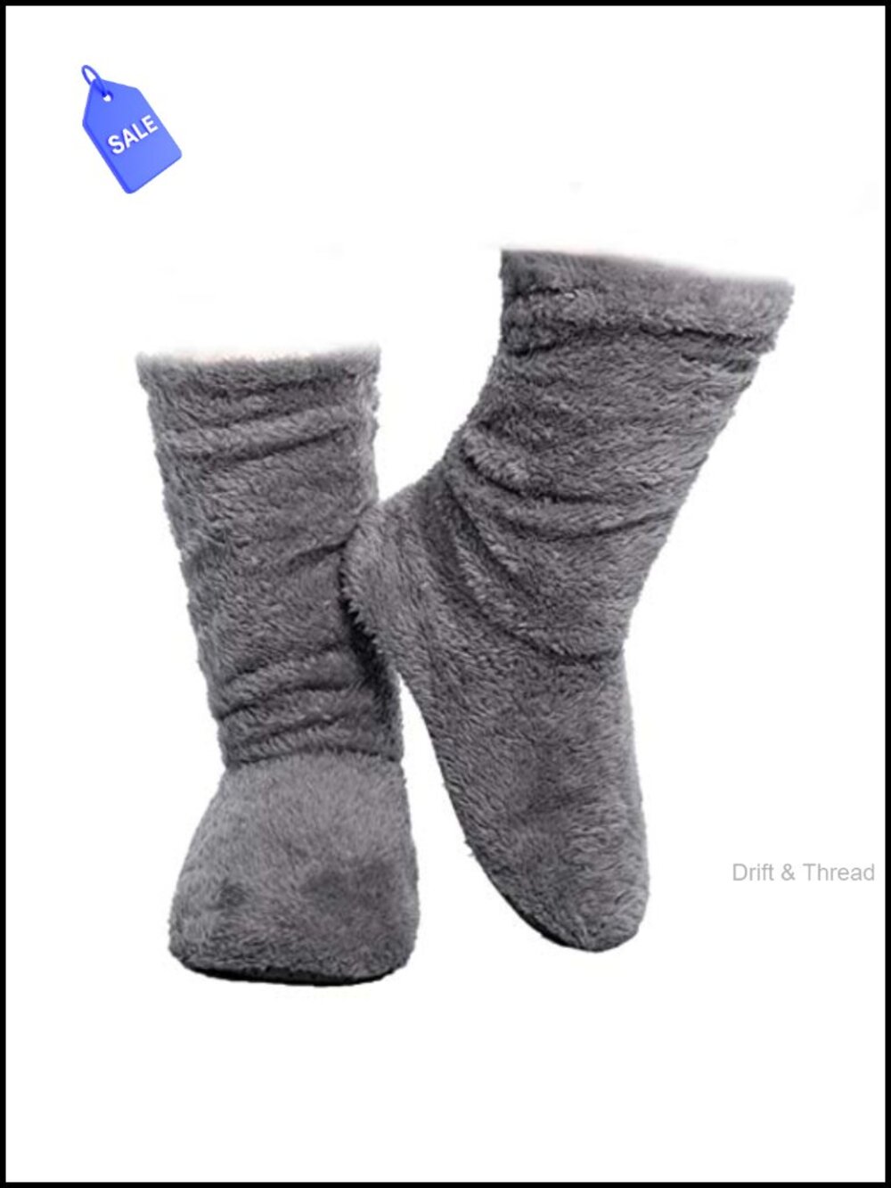 Coral Velvet Indoor Slipper Boots Cozy Fuzzy Lined Non-Slip House Shoes